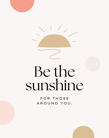 Jadilah Matahari yang menyinari sekitar kamu